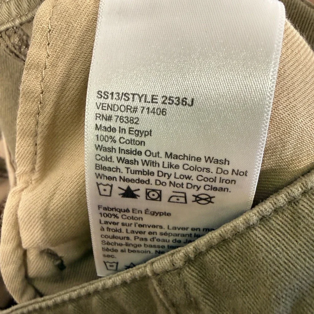 Timberland Shorts Mens 38 Green Cargo Cotton Relaxed Baggy‎ Y2K Casual Outdoors